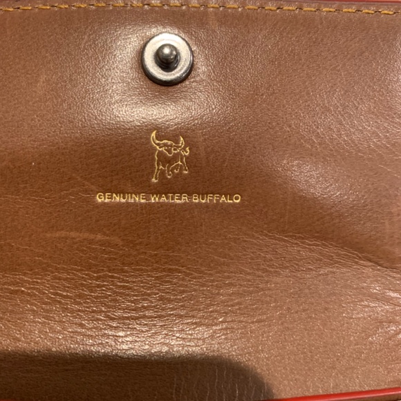 Coach Water Buffalo Leather Coin Wallet - Picture 5 of 8